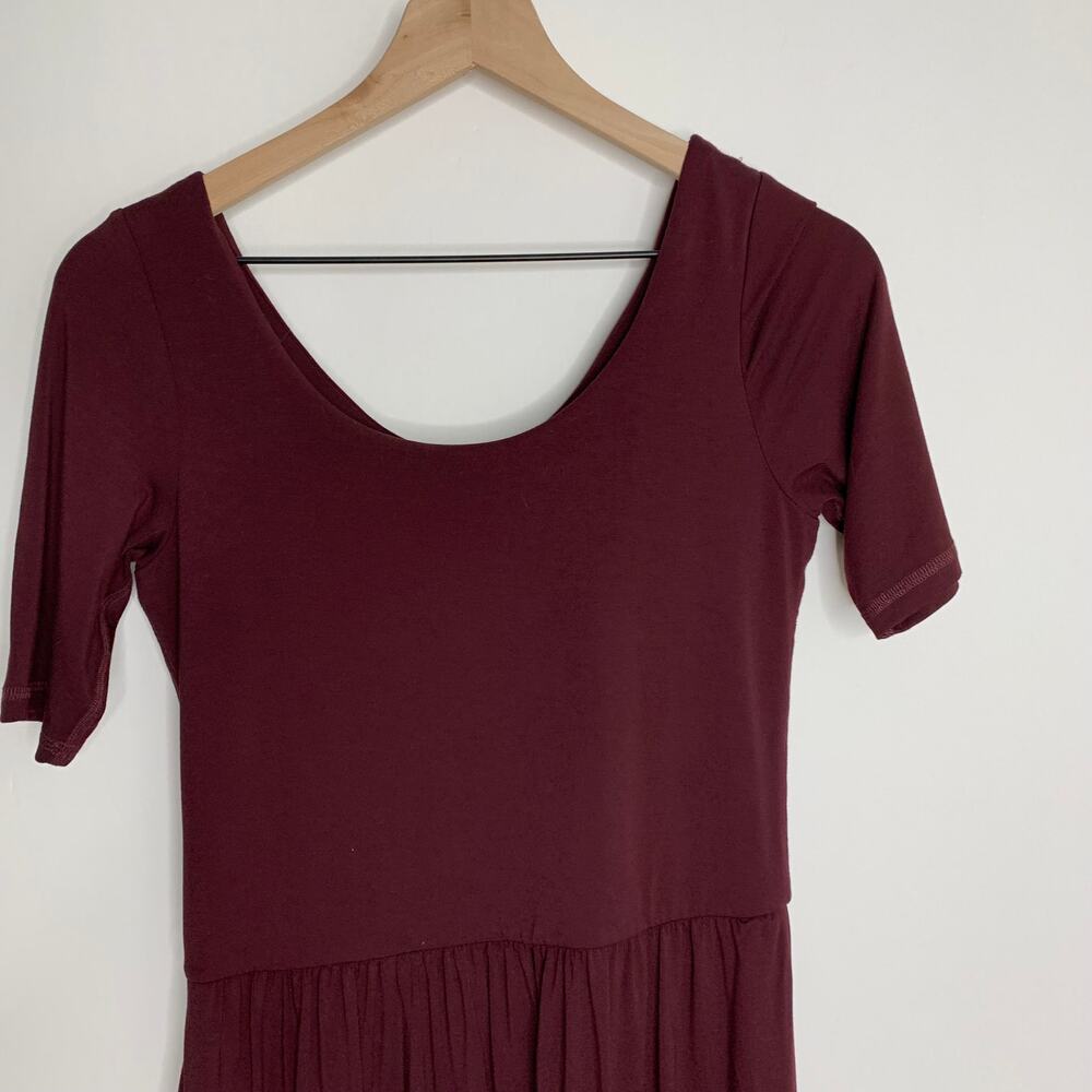Imbodhi Sleeved Bōdhi Jumper Burgundy Womens XL - Picture 10 of 16